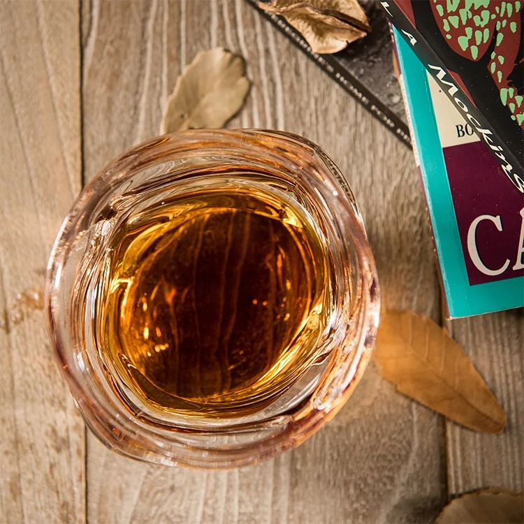 Double Old Fashion 370ml 100% Lead Free Crystal Whiskey Rock Glasses