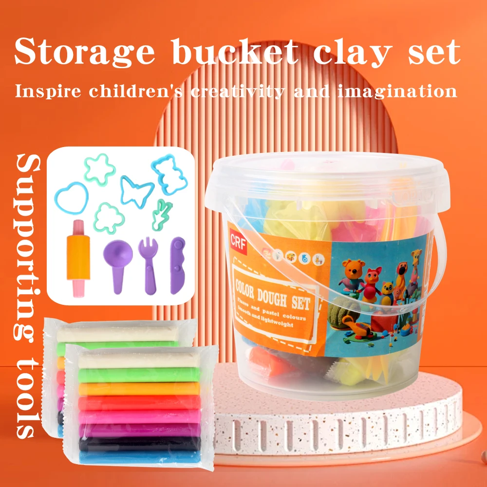 2024 Creative Magic Air Dry clay crafts Kits DIY Colorful Art and Craft Preschool Toys for Kids