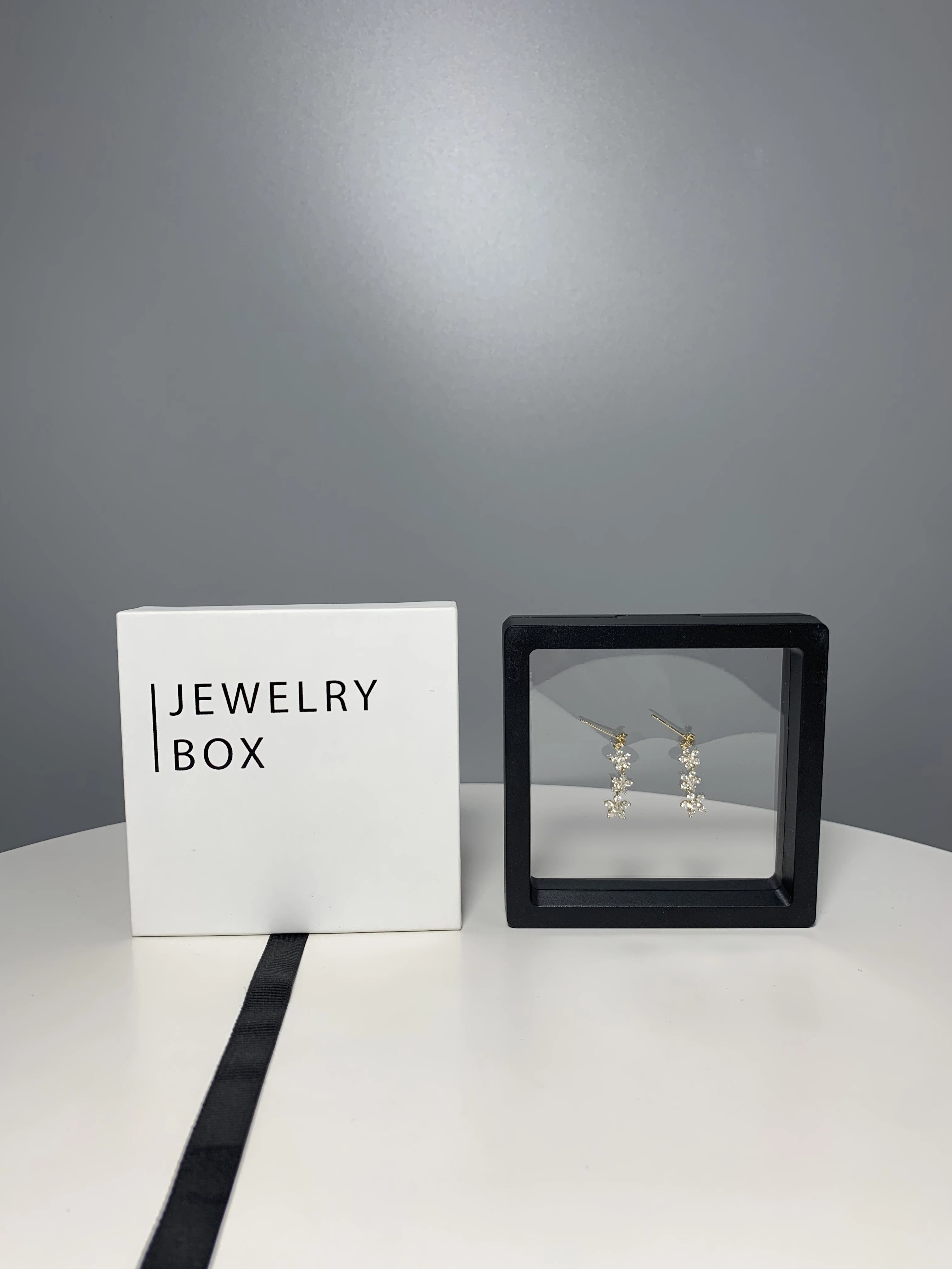 PE film suspension display stand jewelry stand bracelet packaging beads acrylic transparent wholesale jewelry paper box