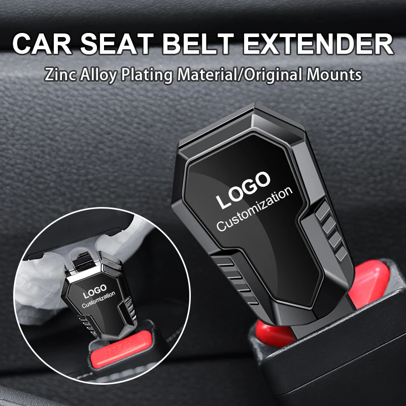 Car Seats Auto seat belt extender Custom Logo All Car Logo Car Seat Belt Buckles