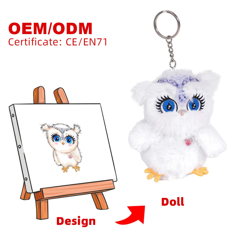 Newly New design Little girl Bag Custom Plush Cartoon Bag Personalized Plush Bag For Girls Adorable Toys