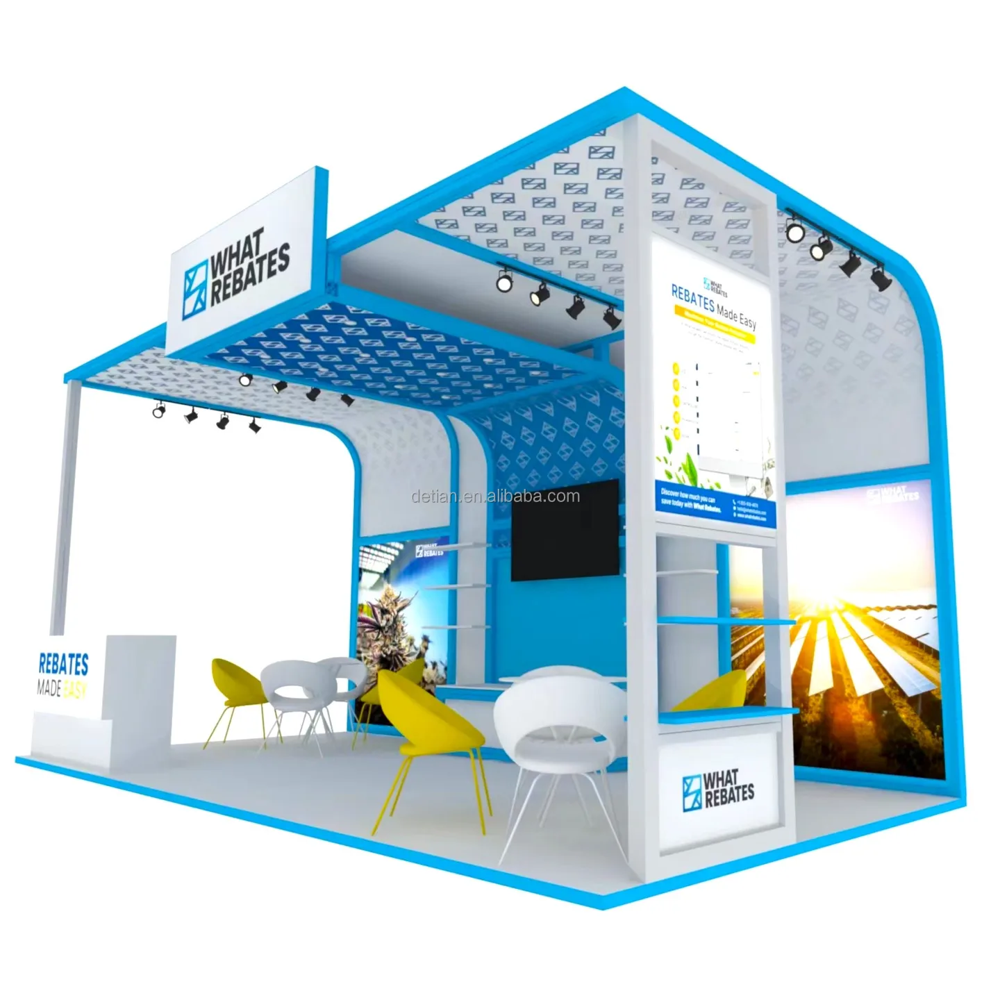 Professional and Attractive Exhibition Shell Scheme Exhibition Panel Exhibition Booth Partition Walls for Trade show and Fairs