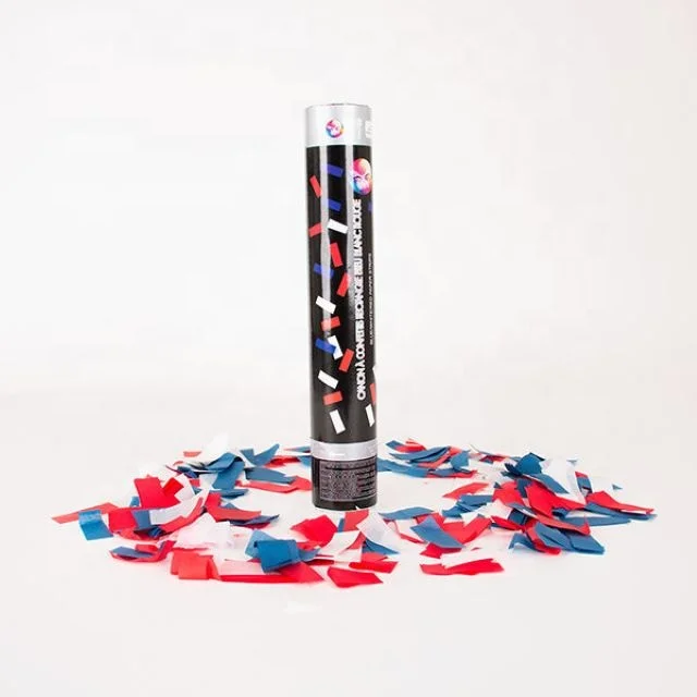 Turn Handle Shoots Vibrant Colored Wedding Confetti Cannon 20 Feet Into Air Bio-degradable Party Popper