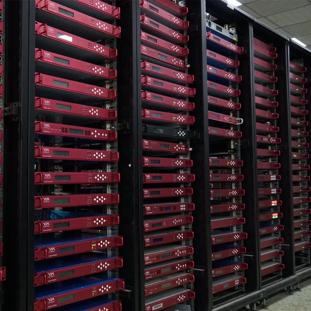 IPTV 12 Channel HD MI MPEG4 to 4 Carrier RF Tuner QAM Encoder Modulator Encoder