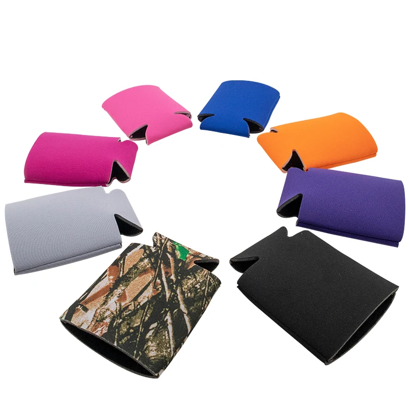 Cheap Insulated Blank Beer Can Coolers Sleeve 12 OZ Regular Plain Foam Can Cooler for Promotional