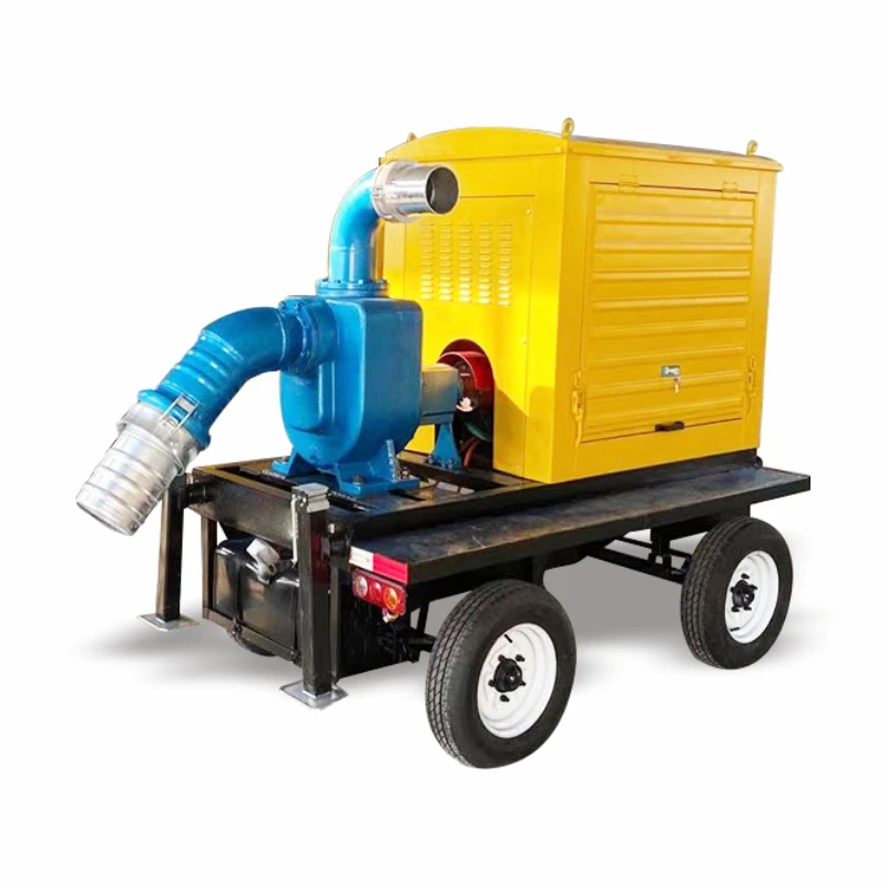 Diesel water pump generator for agriculture Custom trailer type mobile pump truck