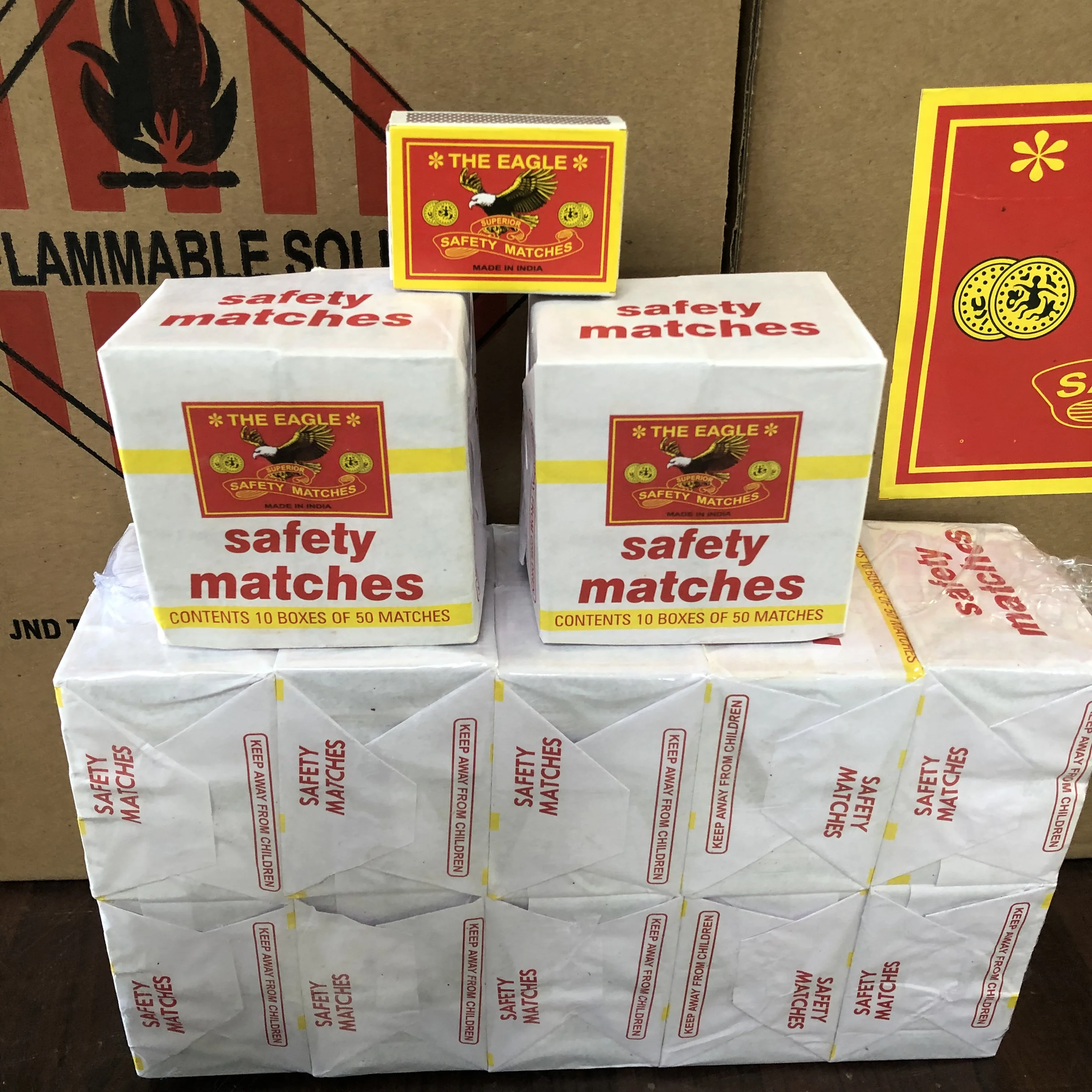 
Nigerian safety matchbox 