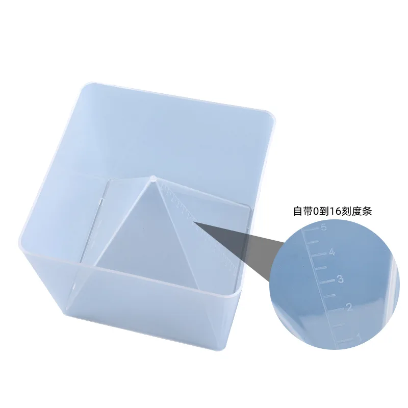 M2115 Large Pyramid Silicone Mold for Jewelry Making Craft Casting Pyramid Clear Custom Epoxy Resin Molds