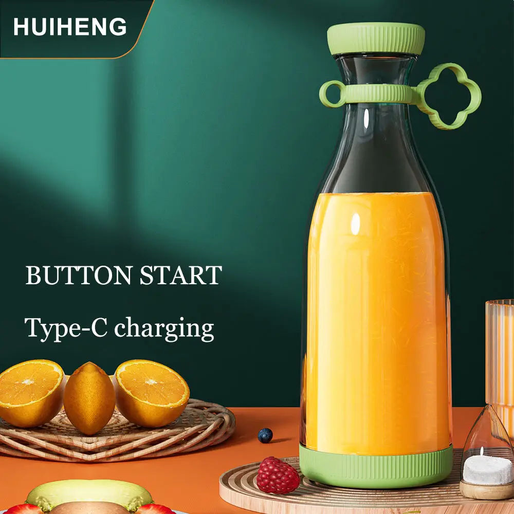 New High Quality Personal Hand Held Mini Juicer Cup Plastic USB Portable Blender for Shakes and Smoothie Fruit Mixer
