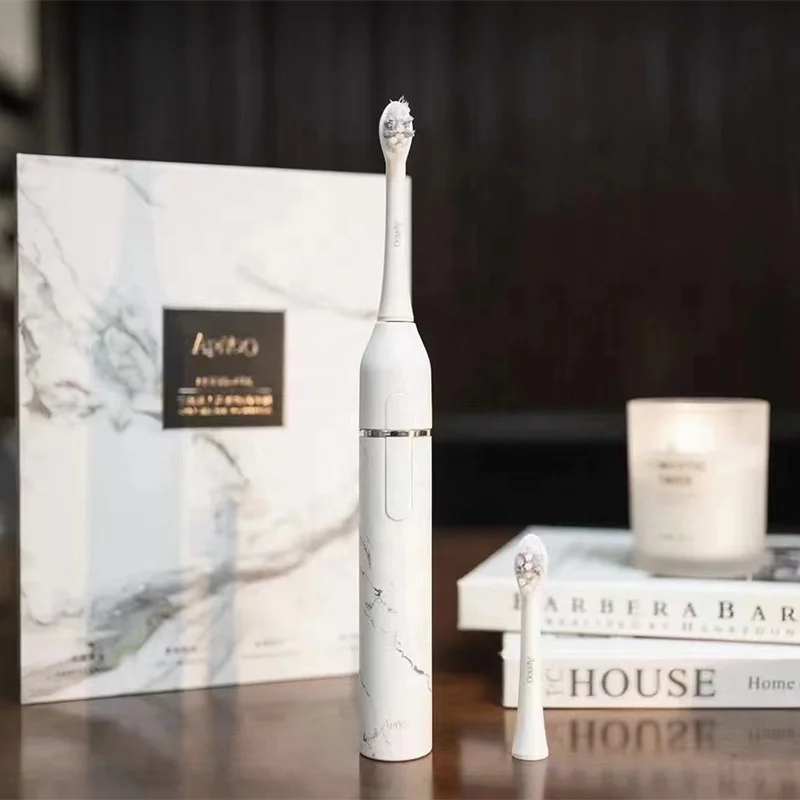 Wholesale Tktk Trending Teeth Whitening 9 Modes IPX7 Waterproof Smart Sonic Electric Toothbrush With Pressure Sensor