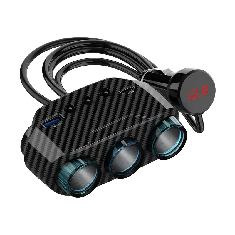 RONGXIANG CC-1422 CAR CHARGER Quik Phone Charger Usb Pd Car Phone Charger Adapter With Type C Port