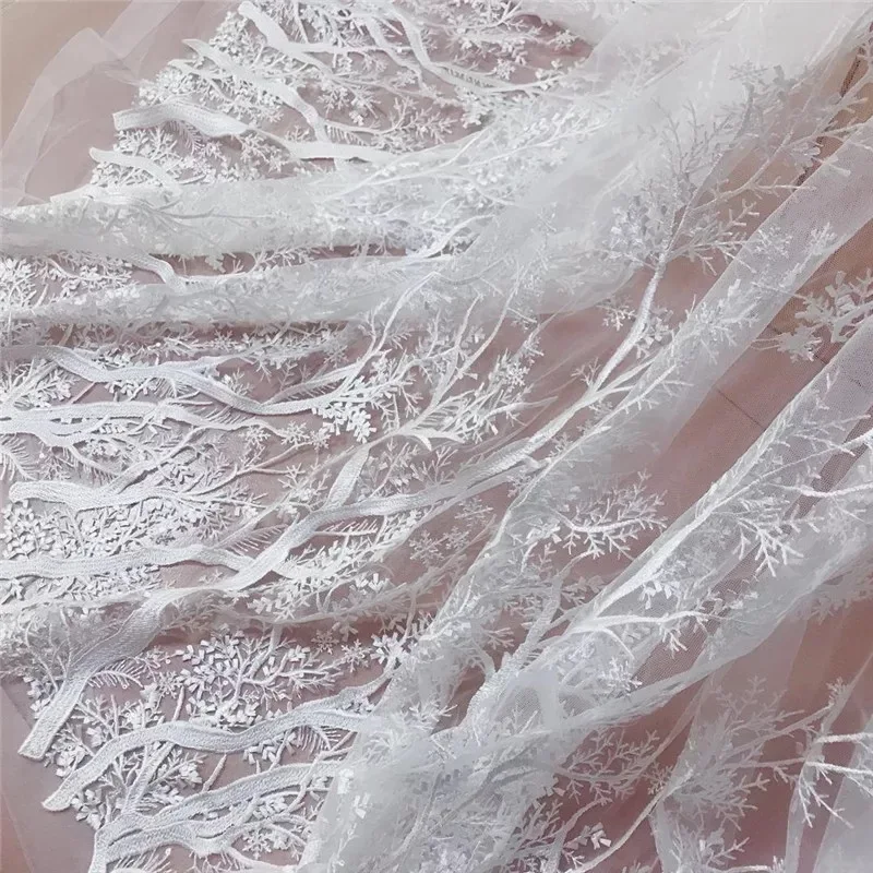 HC-4844 Hechun delicate sequence fabric embroidery lace