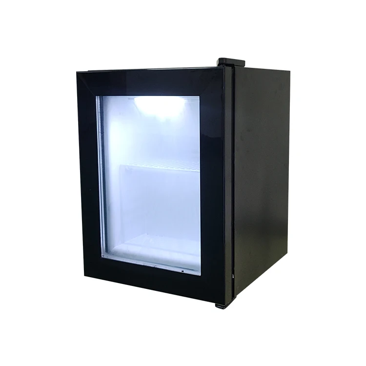 Meisda SD21 21L store use glass door portable commercial counter top vertical mini display freezer for sale