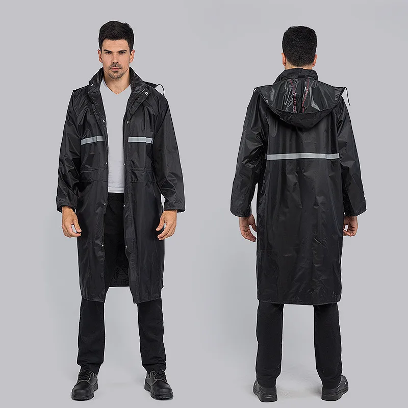 Rain Coat Factory Custom Wholesale Industrial Waterproof Raincoat Jacket Polyester Work Raincoats for Adults