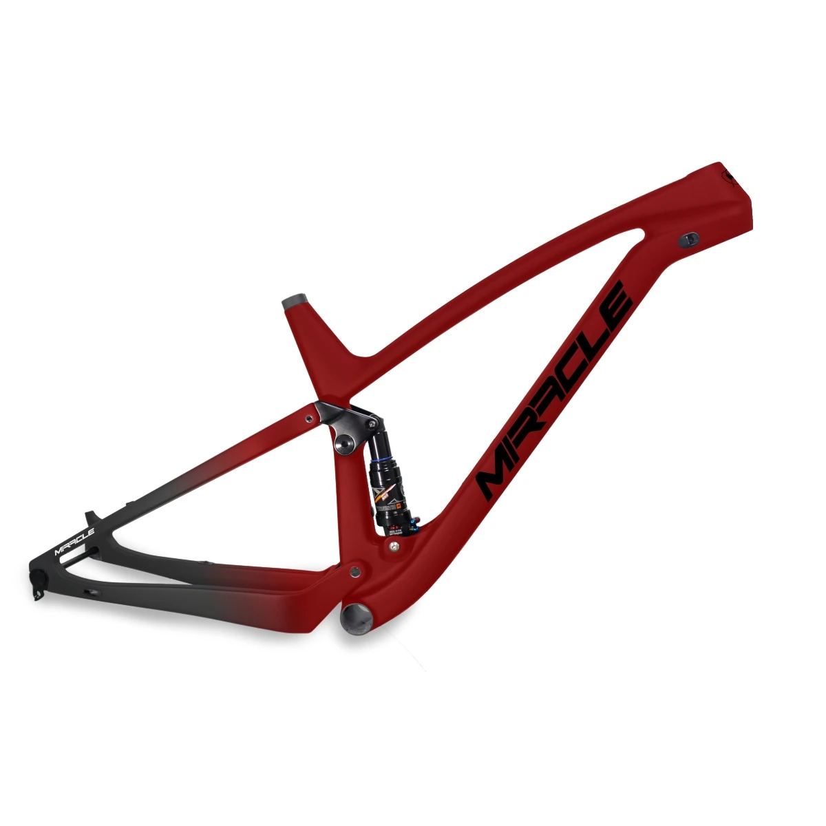 Miracle 22 speeds carbon bicycle frame for MTB full suspension bike with cross trails mountain cycling parts