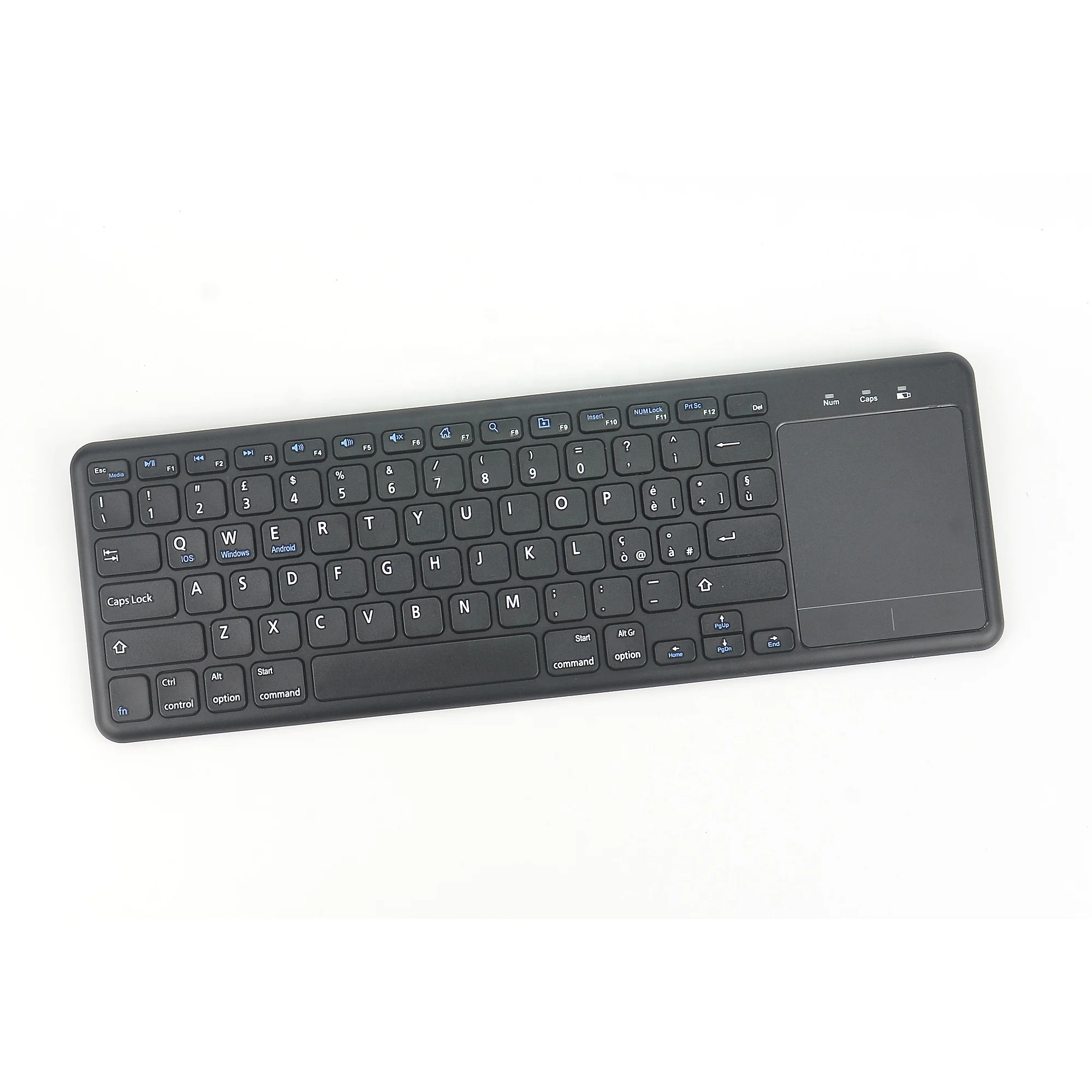Пользовательская azerty русская android tv 2 4G Беспроводная клавиатура с сенсорной панелью для hisense