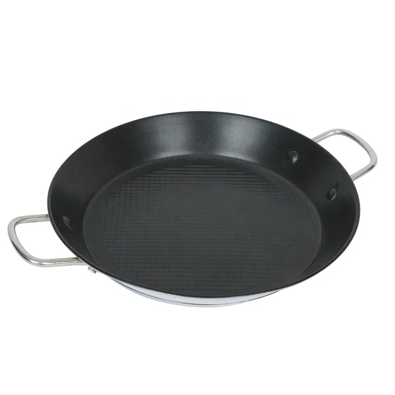 Factory Non Stick Electric Frying Pan 28Cm Big Size Grill Pan Paella Seafood Pan