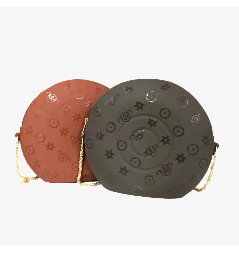 Fashion new design  silicone ladies bags handbag  crossbody handbag chain shoulder bags for women