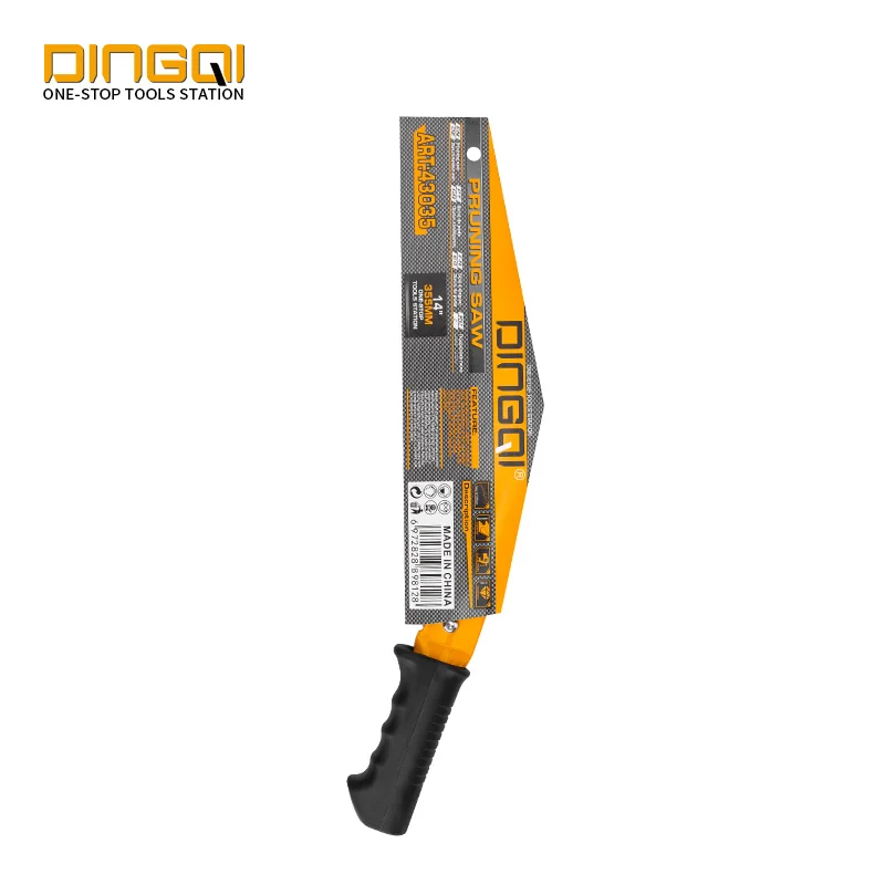 DingQi 355MM Plastic Handle Garden Pruning Hand Saw