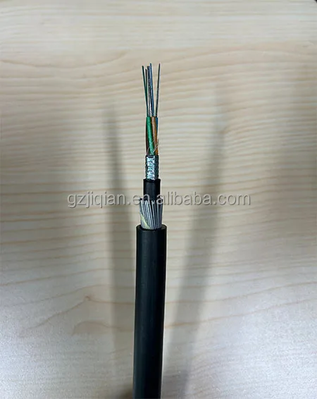Outdoor Underwater GYTA33 GYTA53 submarine fiber optical cable price per meter 12 24 48 Core Direct Buried Optical Fiber Cable