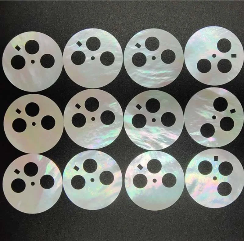 High Polished White Mother of Pear Shell Watch Dial Indicator Face Accessories