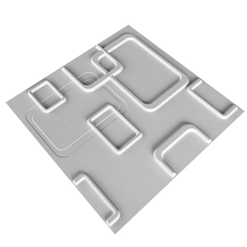 Waterproof 50*50 cm modern background wallpaper 3d pvc Wall Panel/Board Interior Decor Pvc Wall Panels