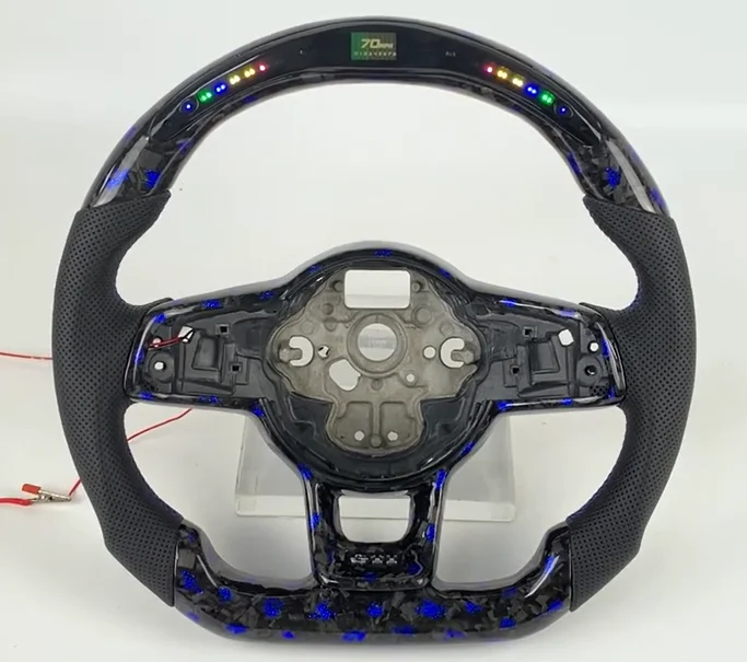 Подгонянное внутреннее рулевое колесо Volkswagen из углеродного волокна CC MAGOTAN Golf5 6 7 8 lamando Passat GTI Tiguan Golf R Polo
