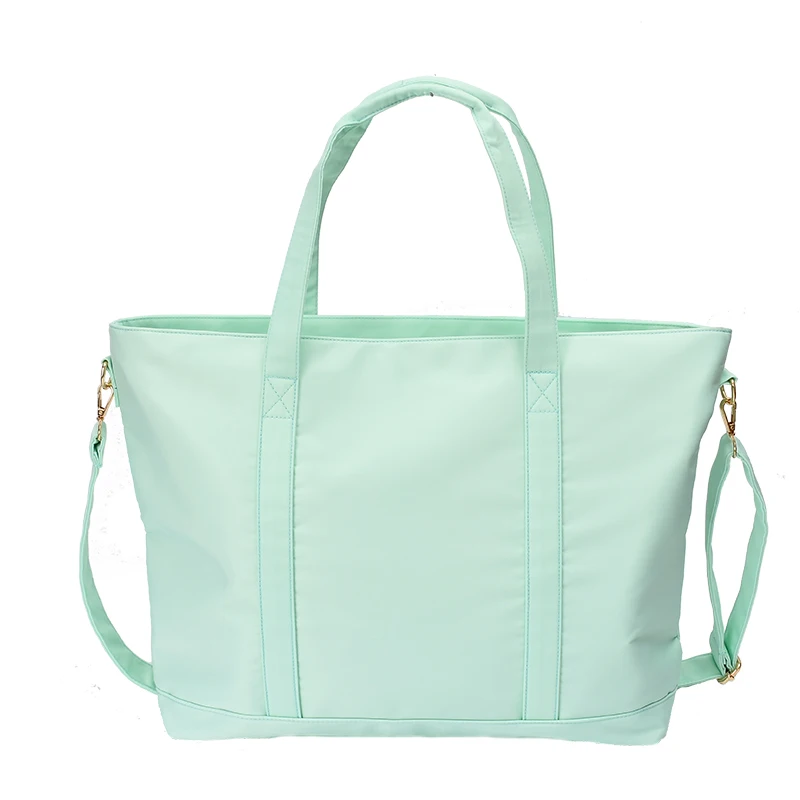 Made in China Strong Handle Women Ladies Shopping Tote Bags with Custom Printed Logo