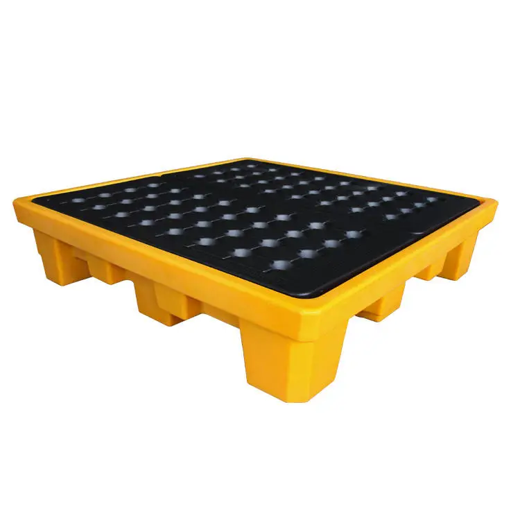Chemical Oil Spill Containment Plastic Pallets Secondary Containment Pallets For Drums