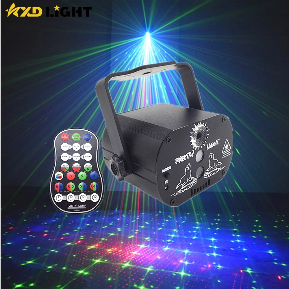  free shipping USB Remote Control Red Green Blue Mini Laser Projector DJ Party Beam Lazer Light for Home Disco Wedding