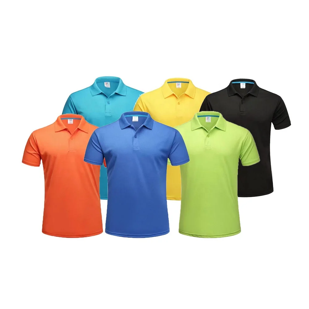Boutique New Men Custom LOGO Polo OEM Embroidery Polo Polyester Fabrics Plain Polo Shirt