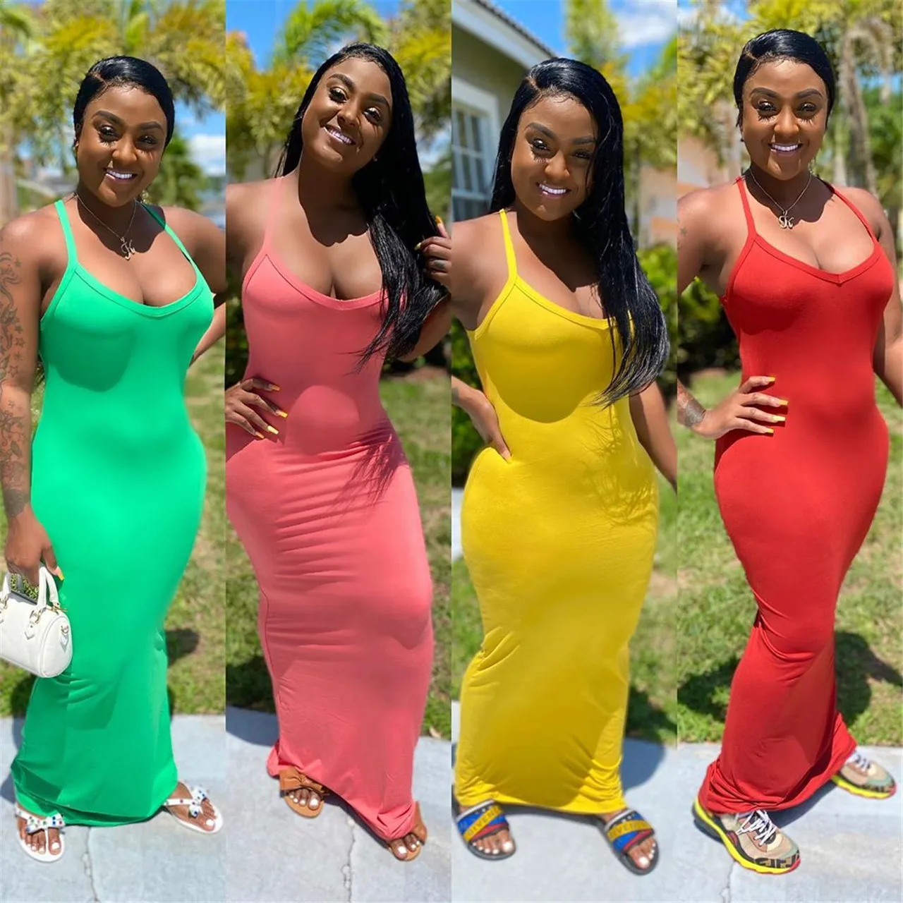 
Amazon top seller fashion Skinny dress women solid casual dresses summer clothes women sexy NK119 