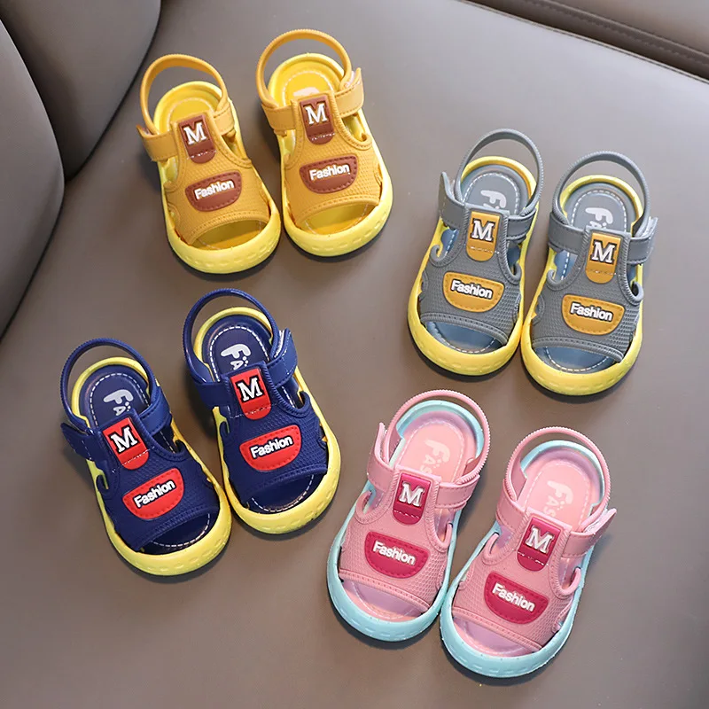 New high quality Summer School Children Soft Sole Leather Toddler Baby Shoes Baby Sandals