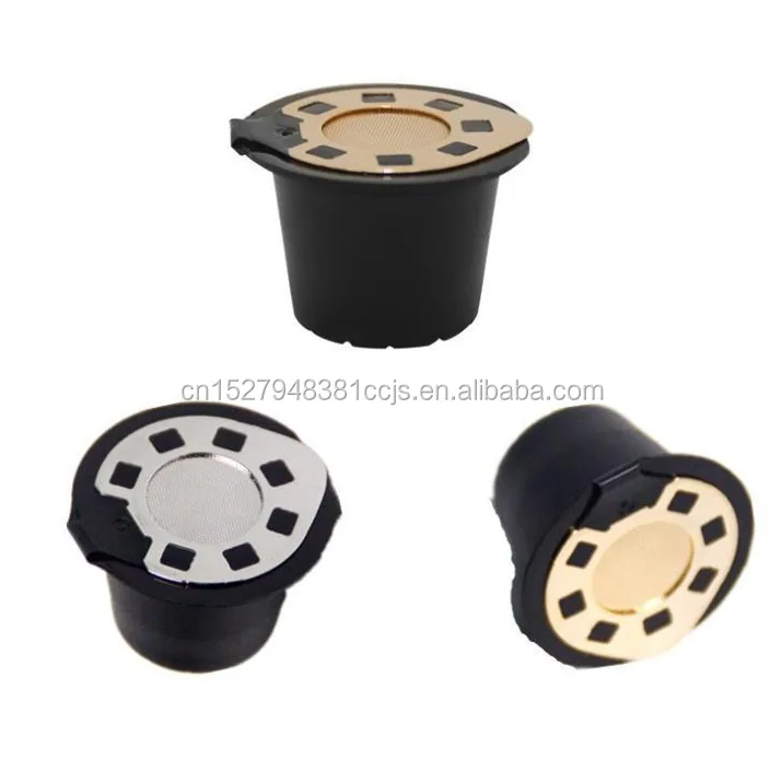 
Stainless Steel and plastic Reusable Coffee Pod Coffee Capsule And Coffee Tamper suit for nespresso 