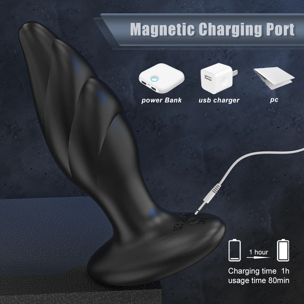 Manufacturer New Wireless Remote Control Electro Buttplug Anal Toys Butt Plug Anal Pour Femme Hommes for Female