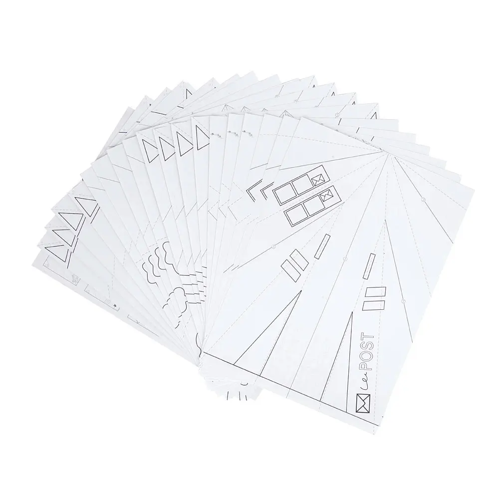 GF Popular Customized Raw Material Paper Airplanes Handicrafts Handmade Origami Paper for Kids Fold and Fly