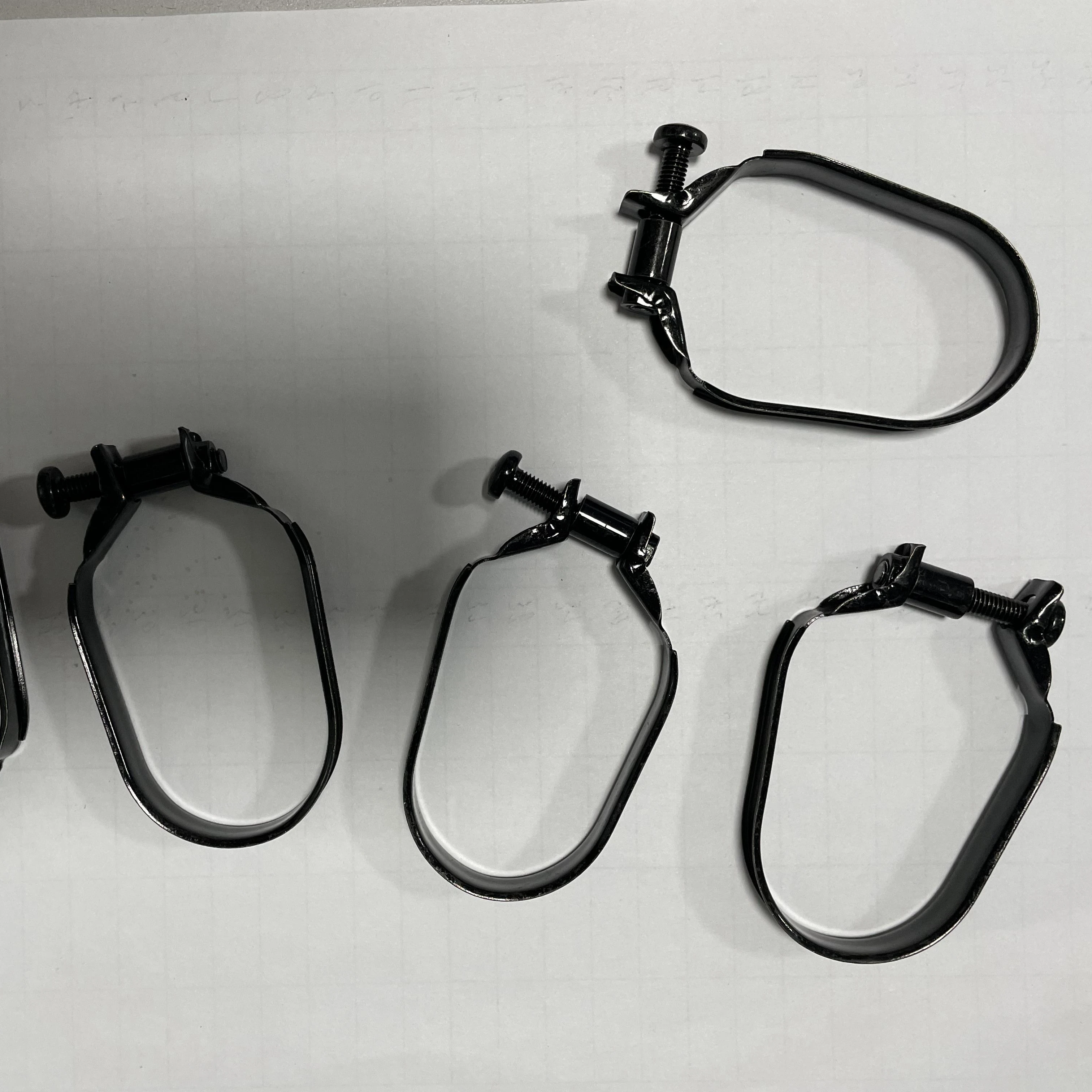 Oval Air Filter Hose Clamps for Car  Adjustable Hose Clamp Carb Joint Clamp for Vintage Motorcycle