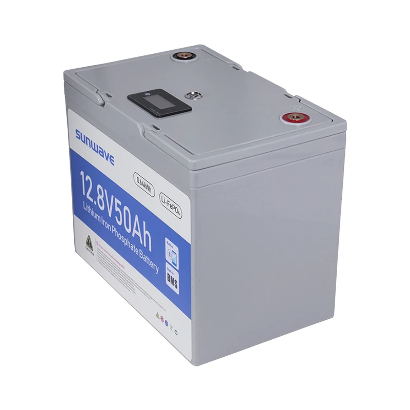 Sunwave Wholesale 12v 50AH 100Ah 200Ah 400Ah Bluetooth IP65 Waterproof Deep Cycles Rechargeable Solar lithium ion Battery