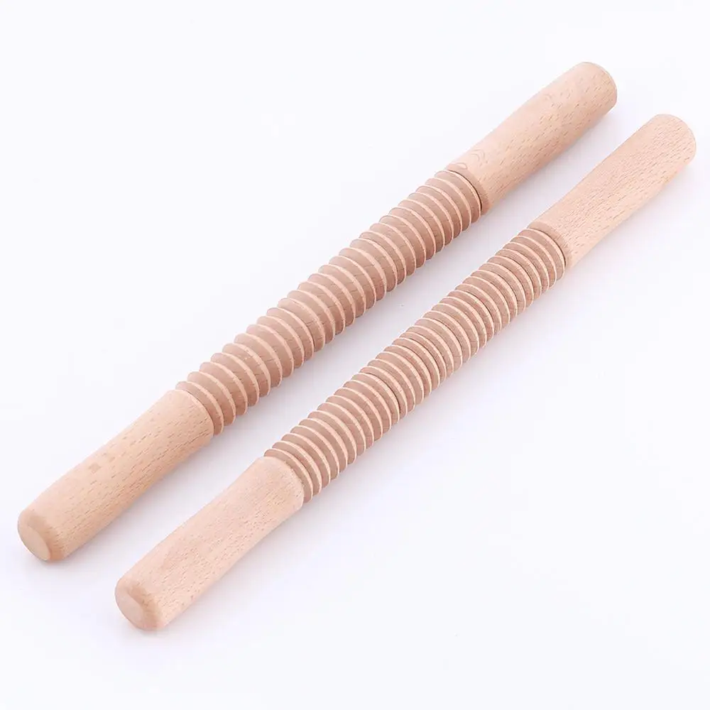 Wooden Rolling Pin Embossing Dough Roller Cake Fondant Cookies Biscuit Noodle Kitchen Baking Tools