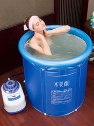Eco-Friendly PVC Folding Inflatable SPA Bath Barrel PVC Mini Steam Generator