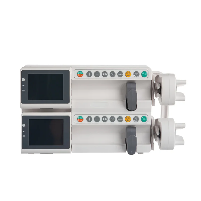 Hospiwell Hospital Medical Equipment Single/double Channel Electric Portable ICU Syringe Pump