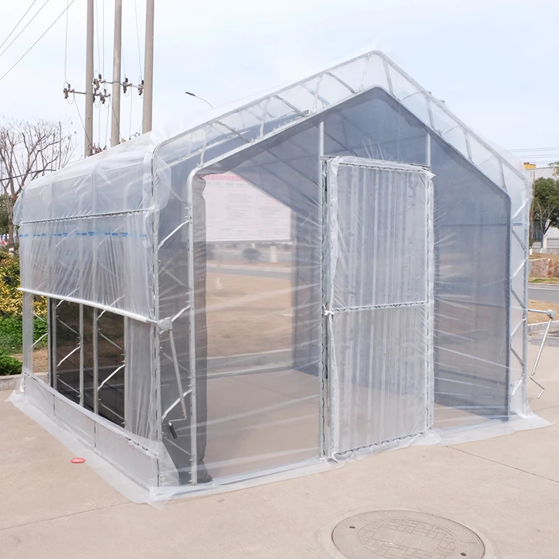 One one hot product Double Layer Plastic Arch Pipes Greenhouse tunnel greenhouses for sale greenhouse cover PE film