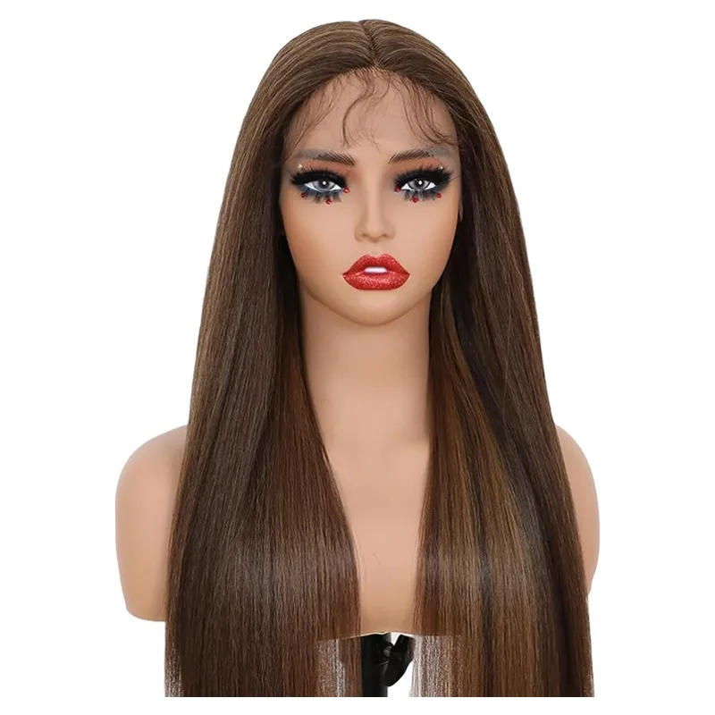 Женщина Реалистичная голова манекена с плечами