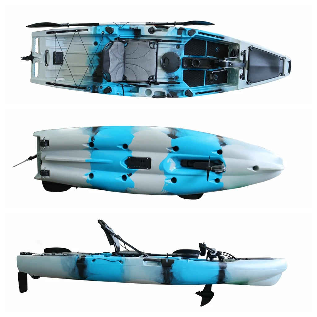 Best Selling Popular High Quality 3.3 M 1 Person Sit On Top Pedal Drive Fishing Kayak Lldpe Material for Sale