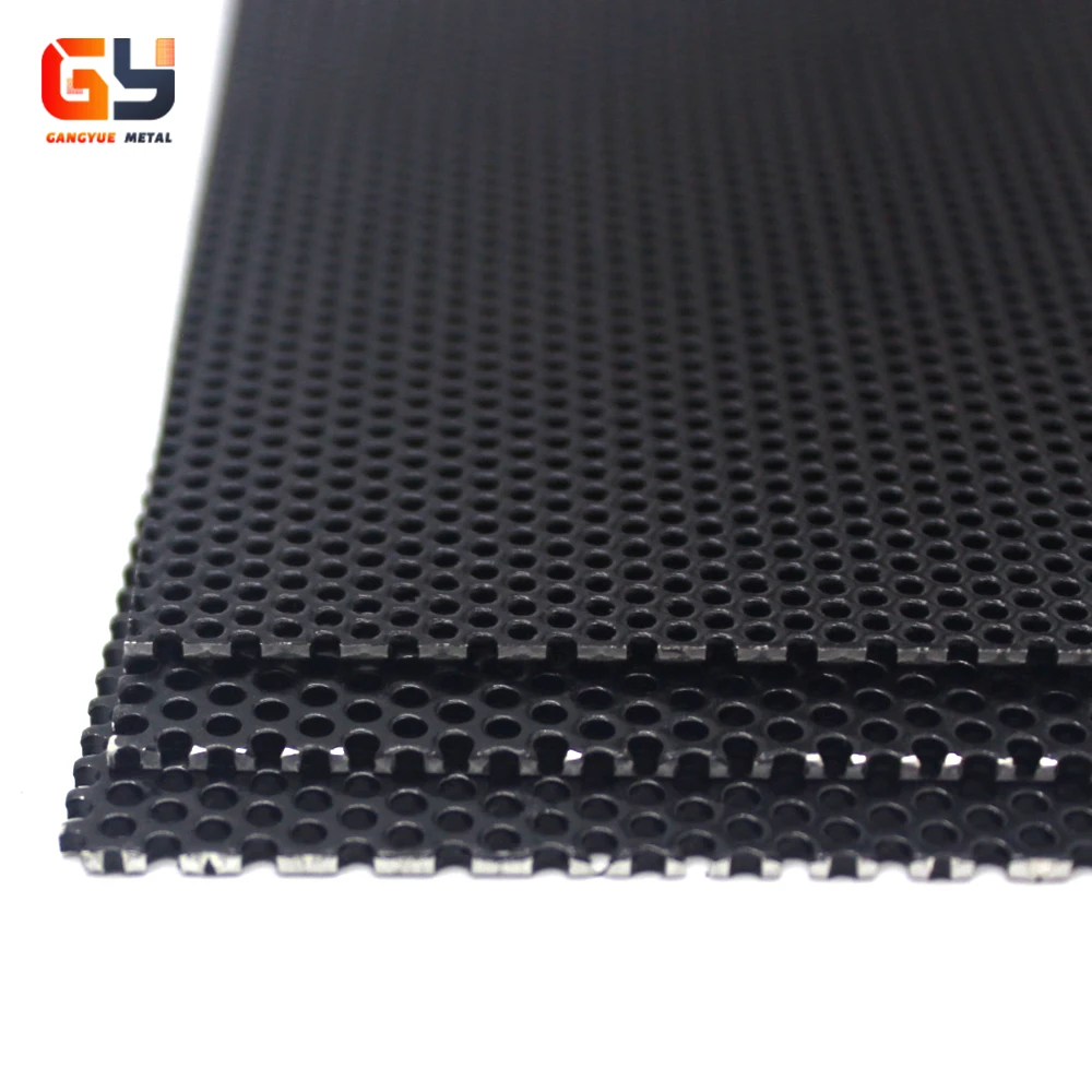 Australian Standards DVA Mesh Black Window Screen Mesh Aluminum Perforated Sheet
