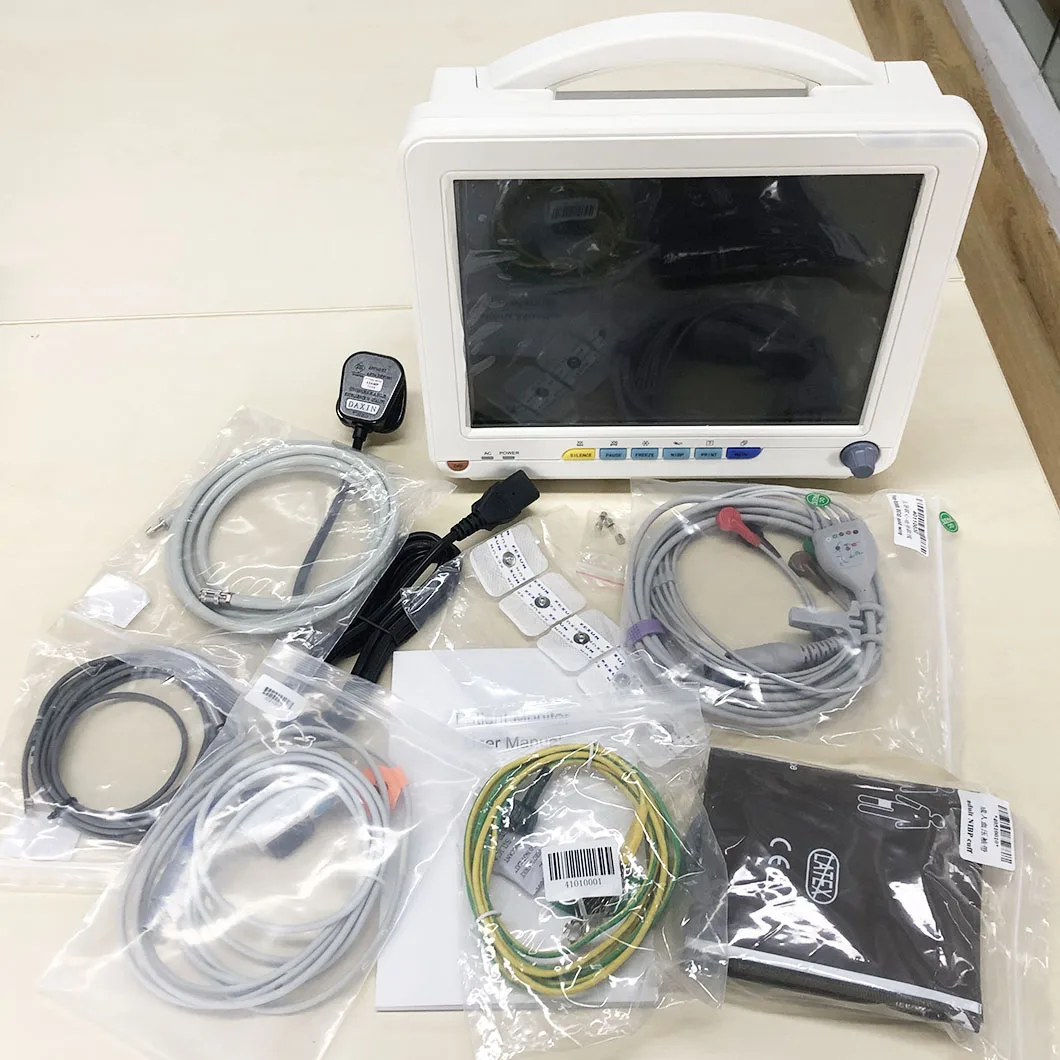 Pet Clinic Hospital TFT screen Veterinary Vital Sign Monitoring Multiparameter Vet Monitor