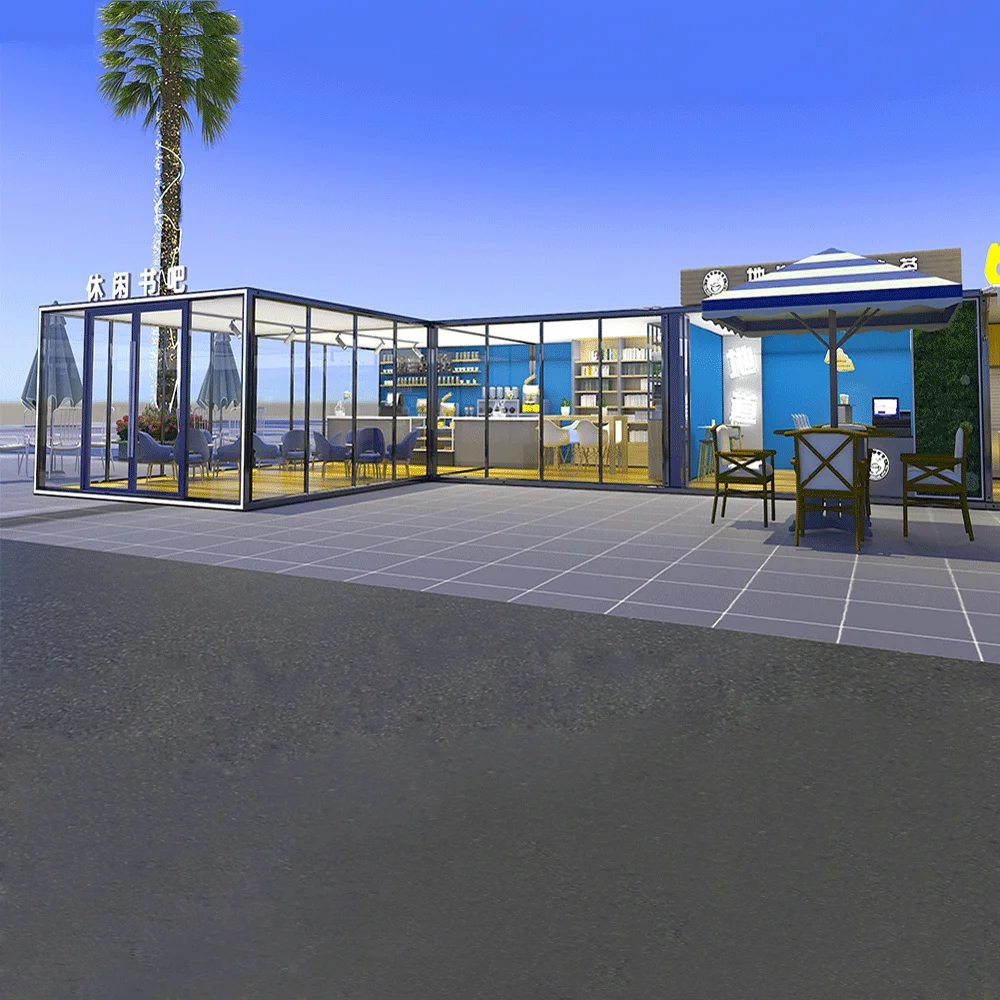 Waterproof Prefabricated Conservatory 4 Season Roof  Instagram-Worthy Location Sunroom Glass for Beer Wine Liquor Stores