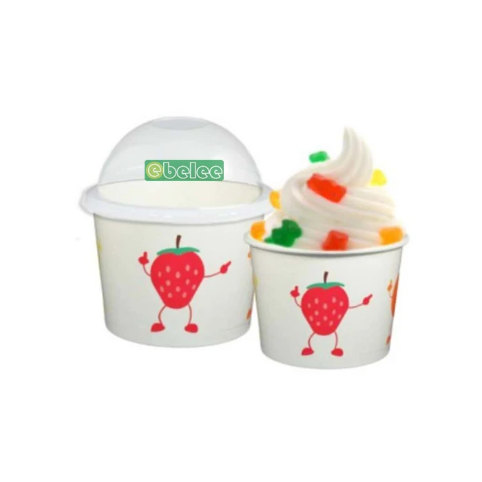 Paper Ice Cream Tubs 8oz / 230ml Ice Cream Cups, Ice Cream Bowls