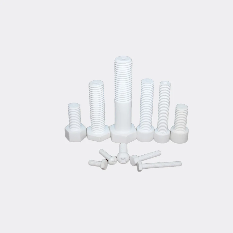 Industrial Ceramic Parts Wholesale Zirconia Screw Alumina Ceramic Screw Pipe