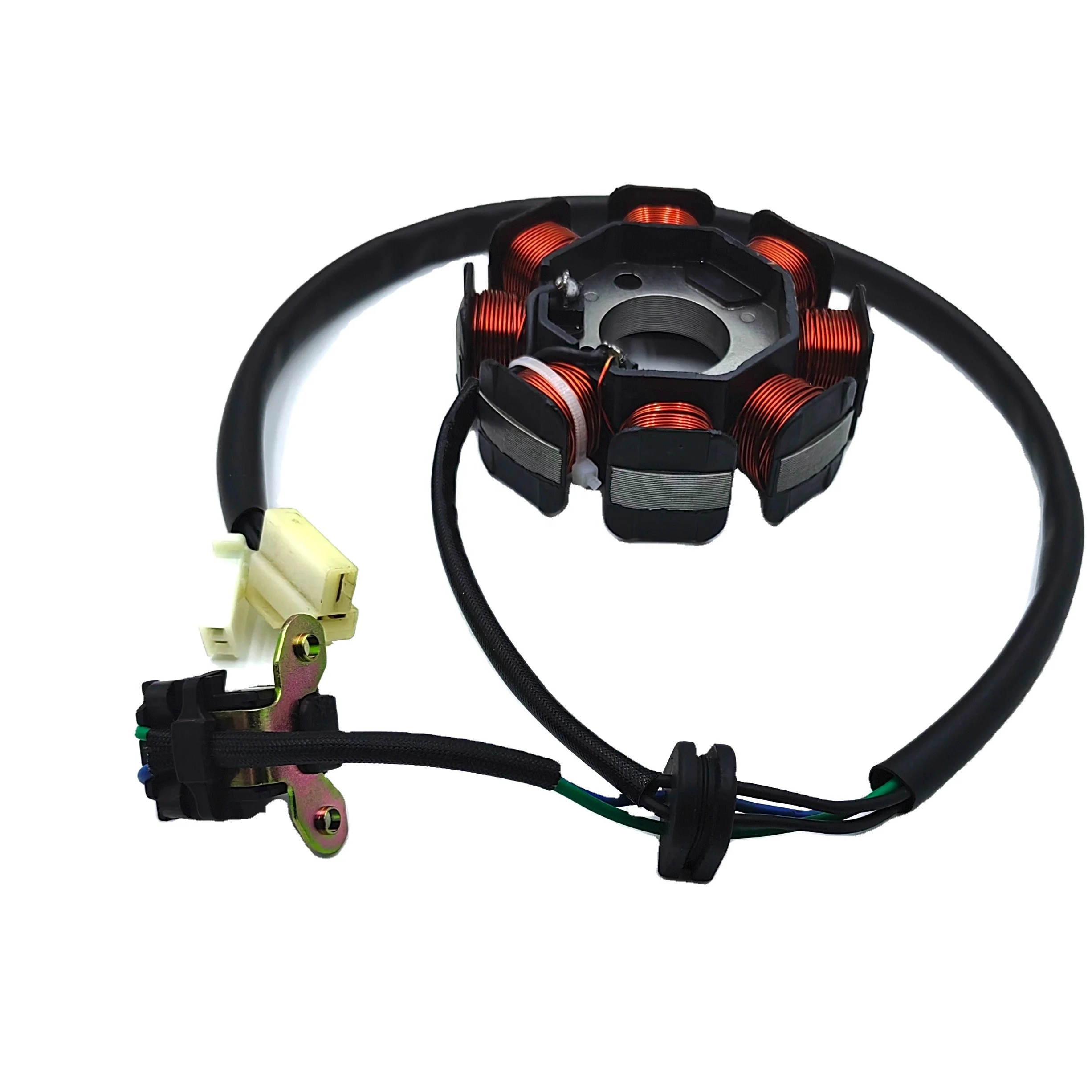 Motorcycle Stator Ignition Coil, High Quality stator Laminated Copper Coils  for Suzuki GS 110 8 pole